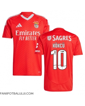 Benfica Orkun Kokcu #10 Tricou Fotbal Replică 2024-25 Barbati Acasa